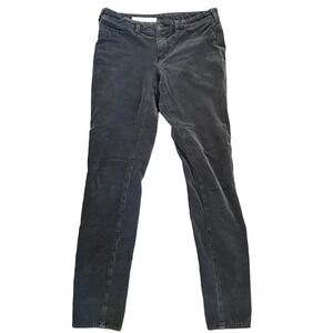 Pilcro And The Letterpress‎ Women's Brushed Corduroy Black Stretchy Skinny Pants
